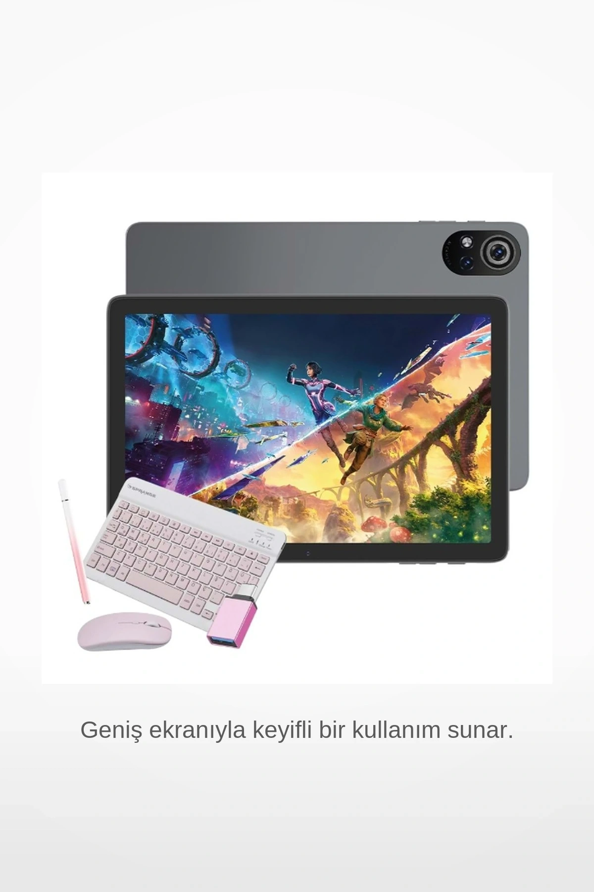 Pembe 10.1 IPS Full HD 6GB RAM 128GB ROM Aksesuar Setli Tablet PC