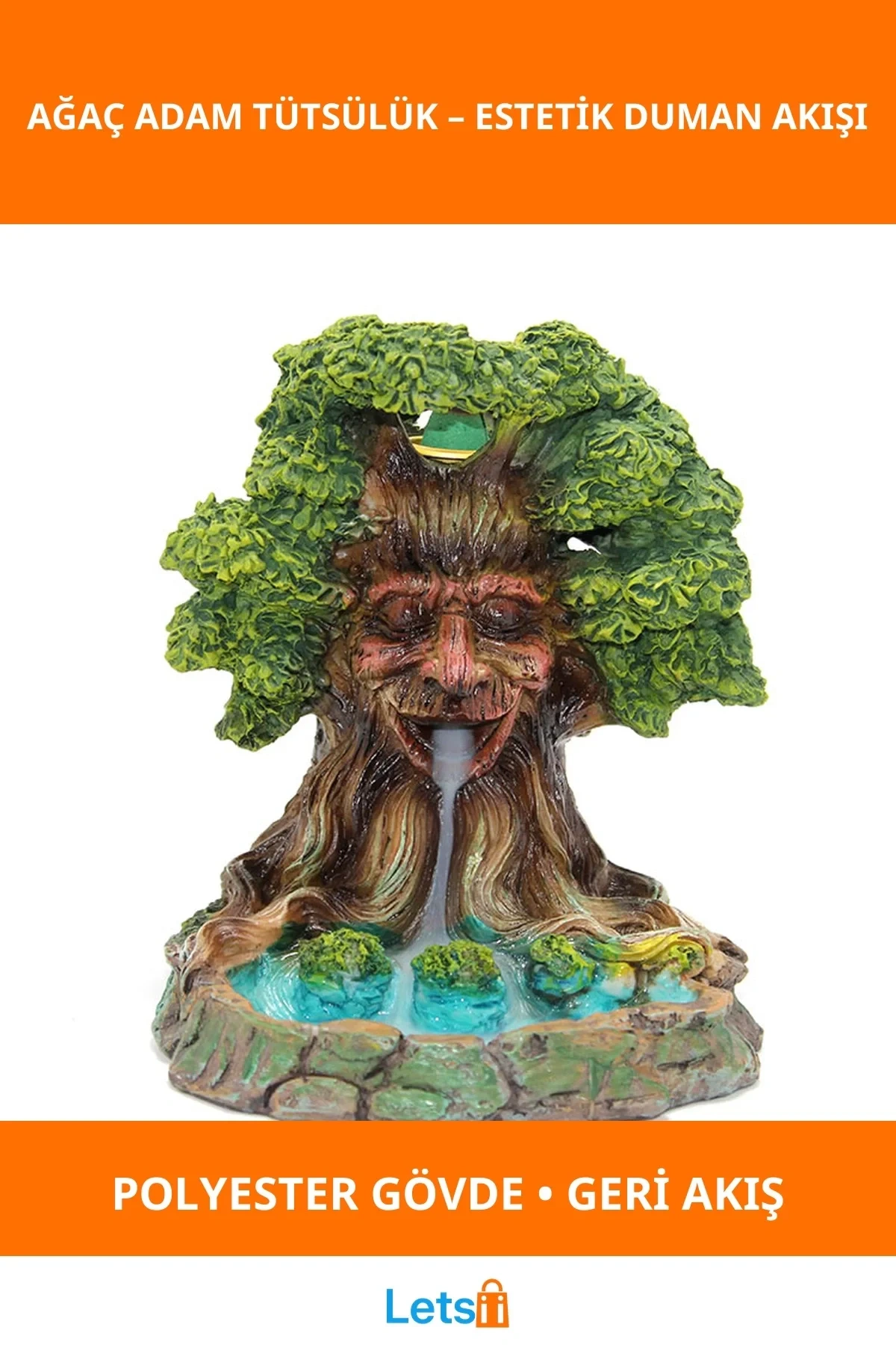 Polyester Ağaç Adam Geri Akış Tütsülük