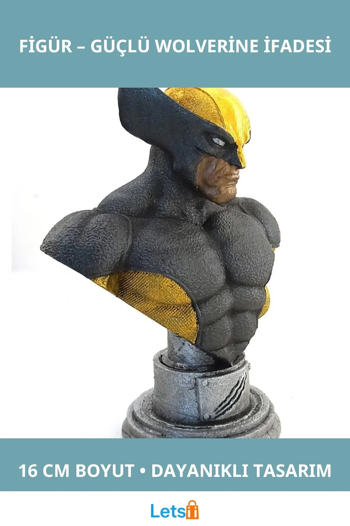 Polyester Wolverine Figür Büyük Boy 16 cm