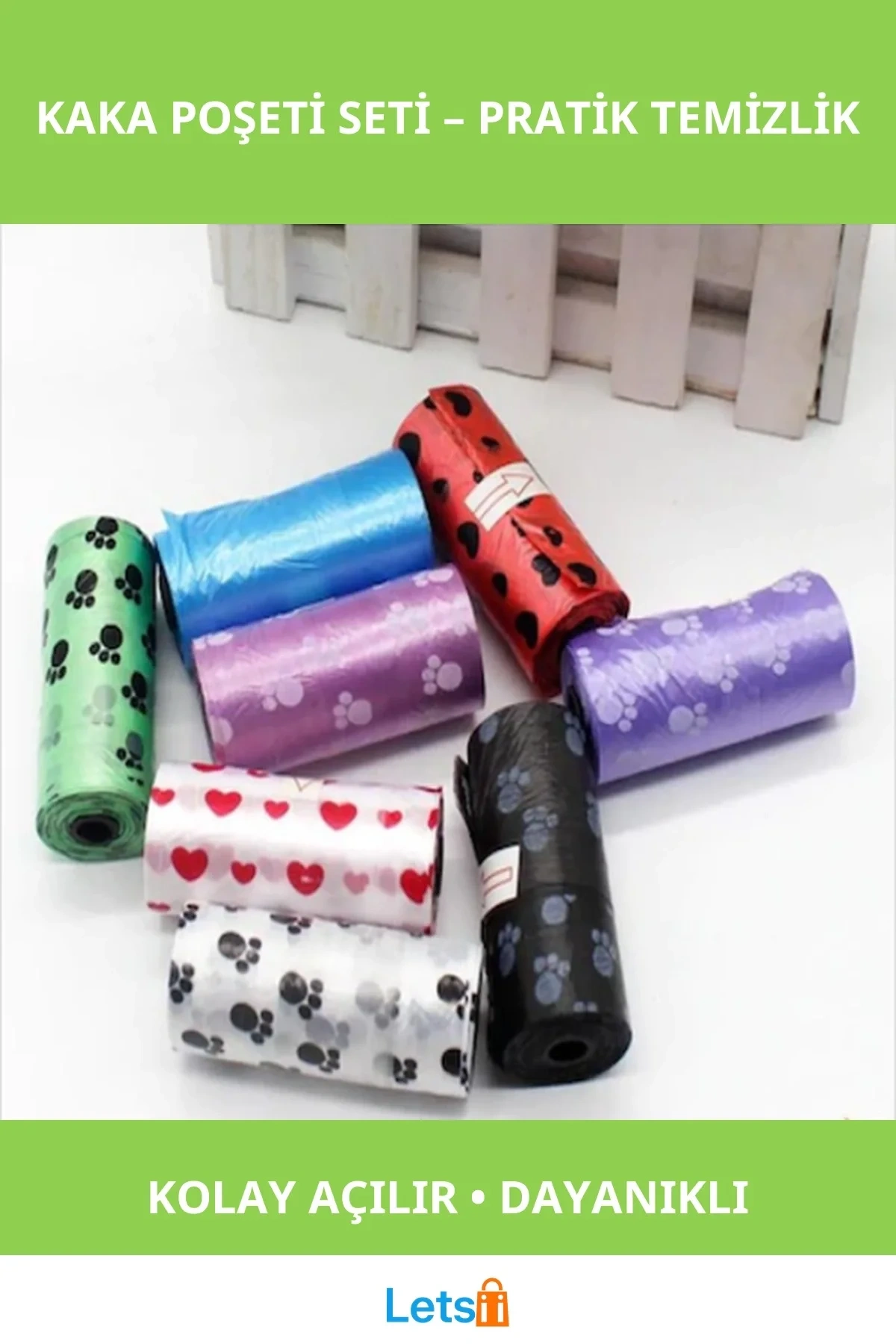 Portatif Kolay Kullanımlı Köpek Kaka Poşeti