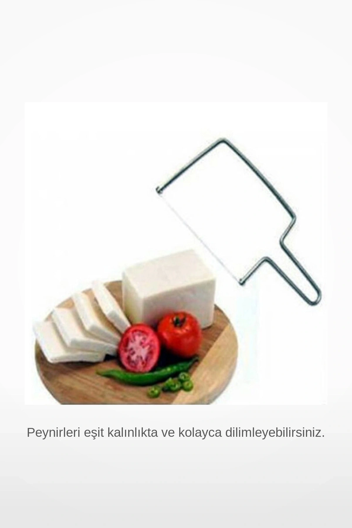 Pratik Peynir Dilimleme Teli Mükemmel Dilimler İçin Peynir Kesici