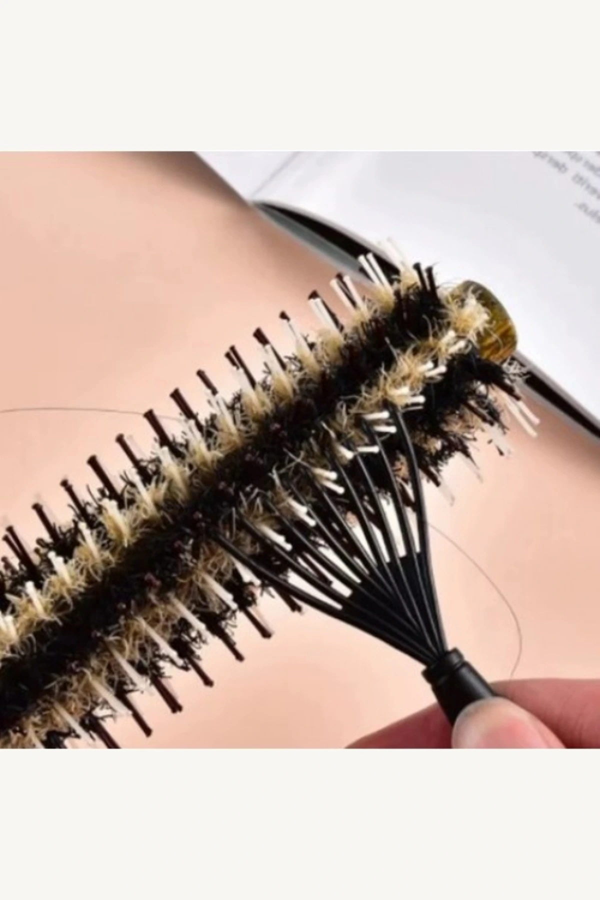 Pratik Saç Fırçası ve Tarak Temizleme Aparatı 2li Set