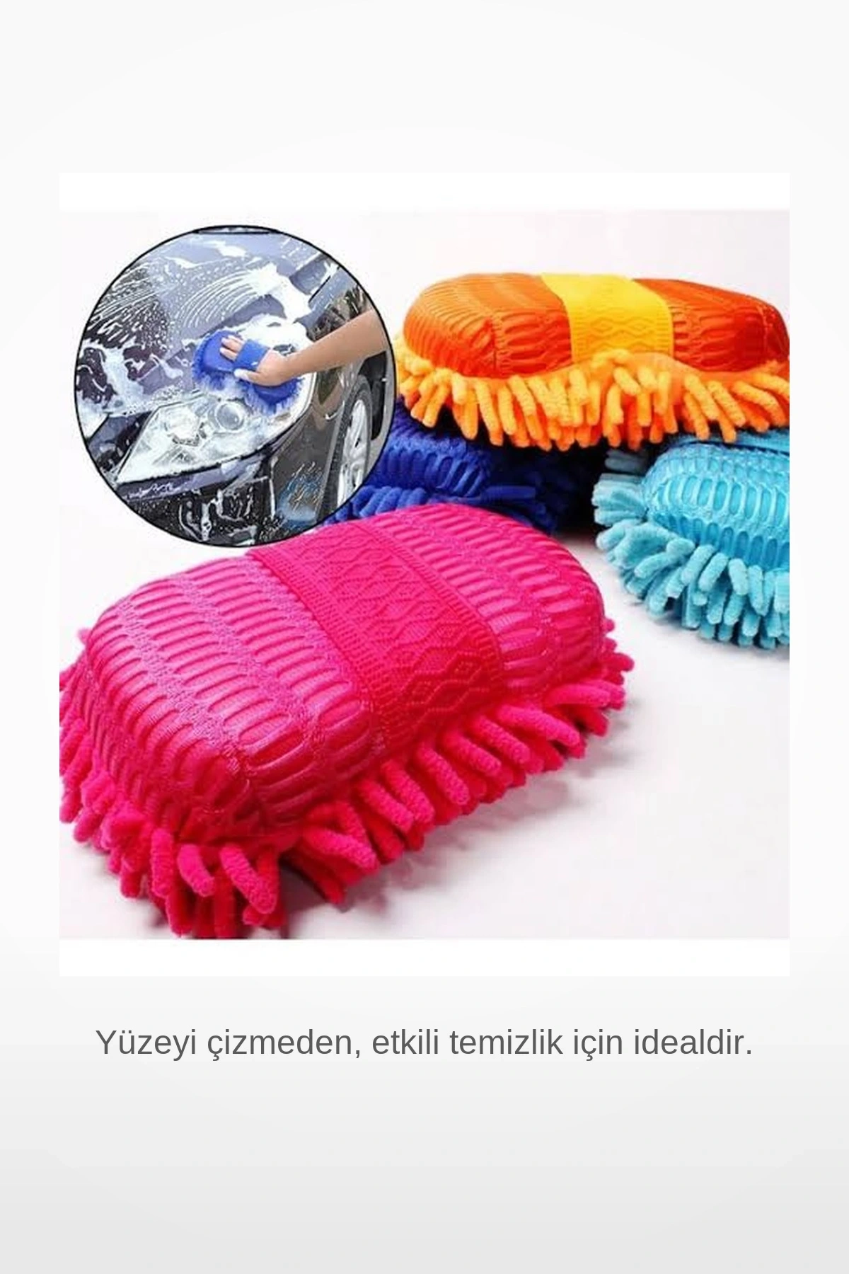 Premium Çiziksiz Araba Yıkama Eldiveni