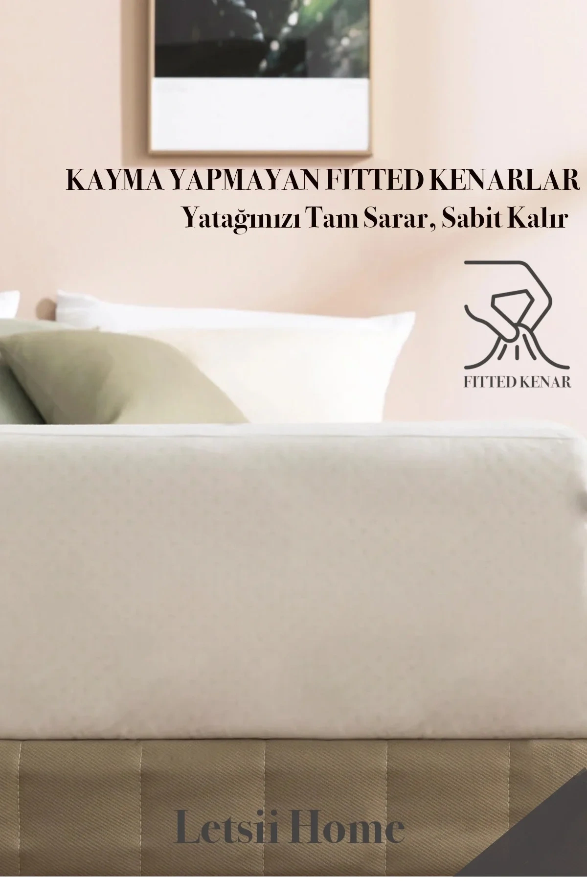 Premium Sıvı Geçirmez Yatak Alezi | Ultra Sessiz Fitted Tam Kenar Lastikli | Nefes Alabilir Yatak Koruyucu 200*200