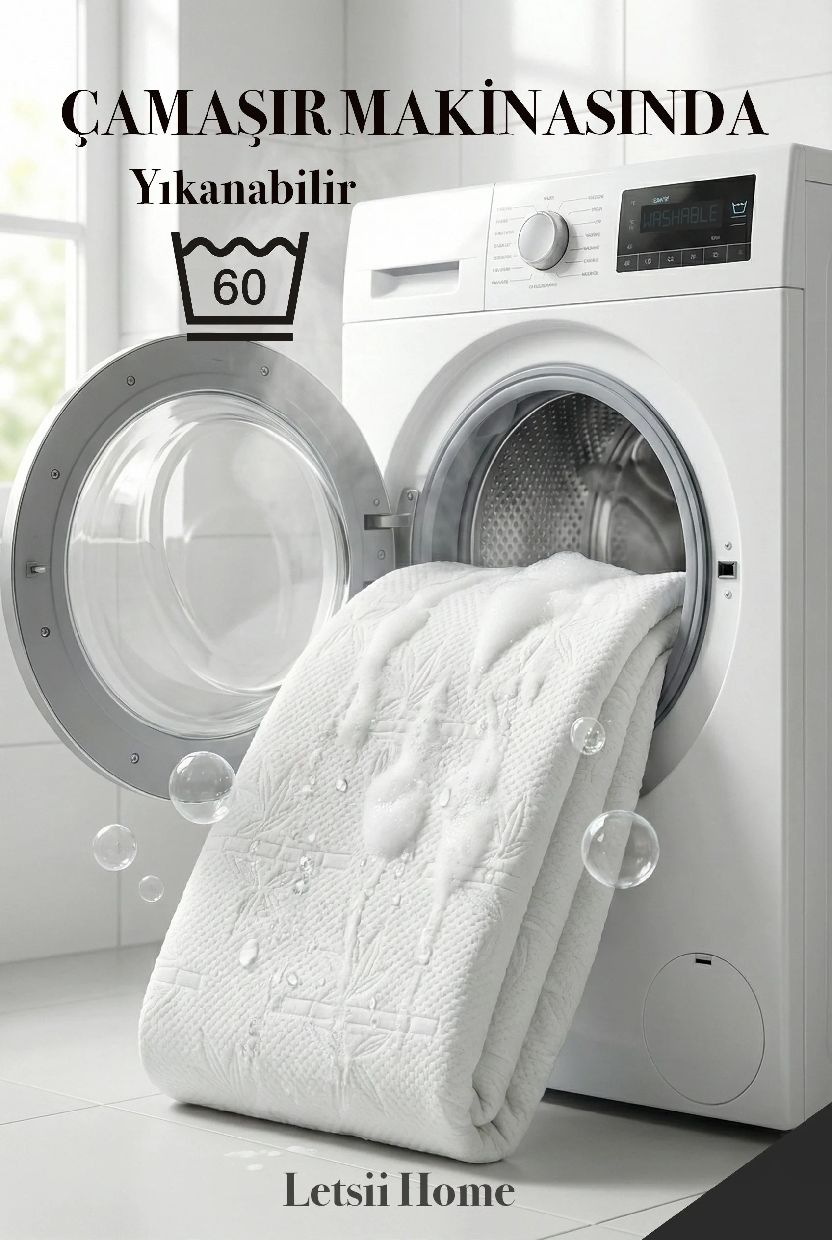 Premium Sıvı Geçirmez Yatak Alezi | Ultra Sessiz Fitted Tam Kenar Lastikli | Nefes Alabilir Yatak Koruyucu 100*200