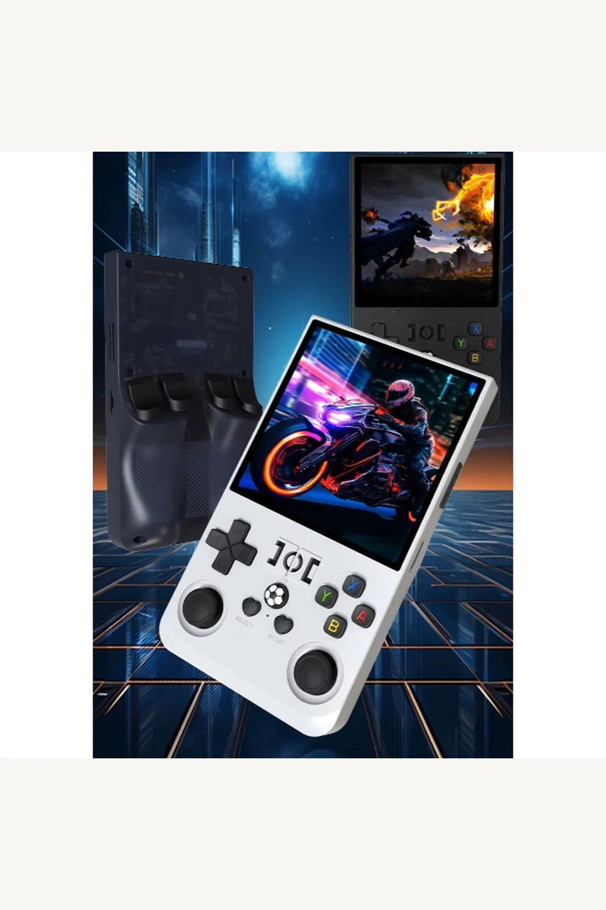 R36Max Açık Kaynak Retro Oyun Konsolu 4.0 inç IPS Ekran 21.000+ Oyun Yüklü Çift Hall Joystick El Konsolu