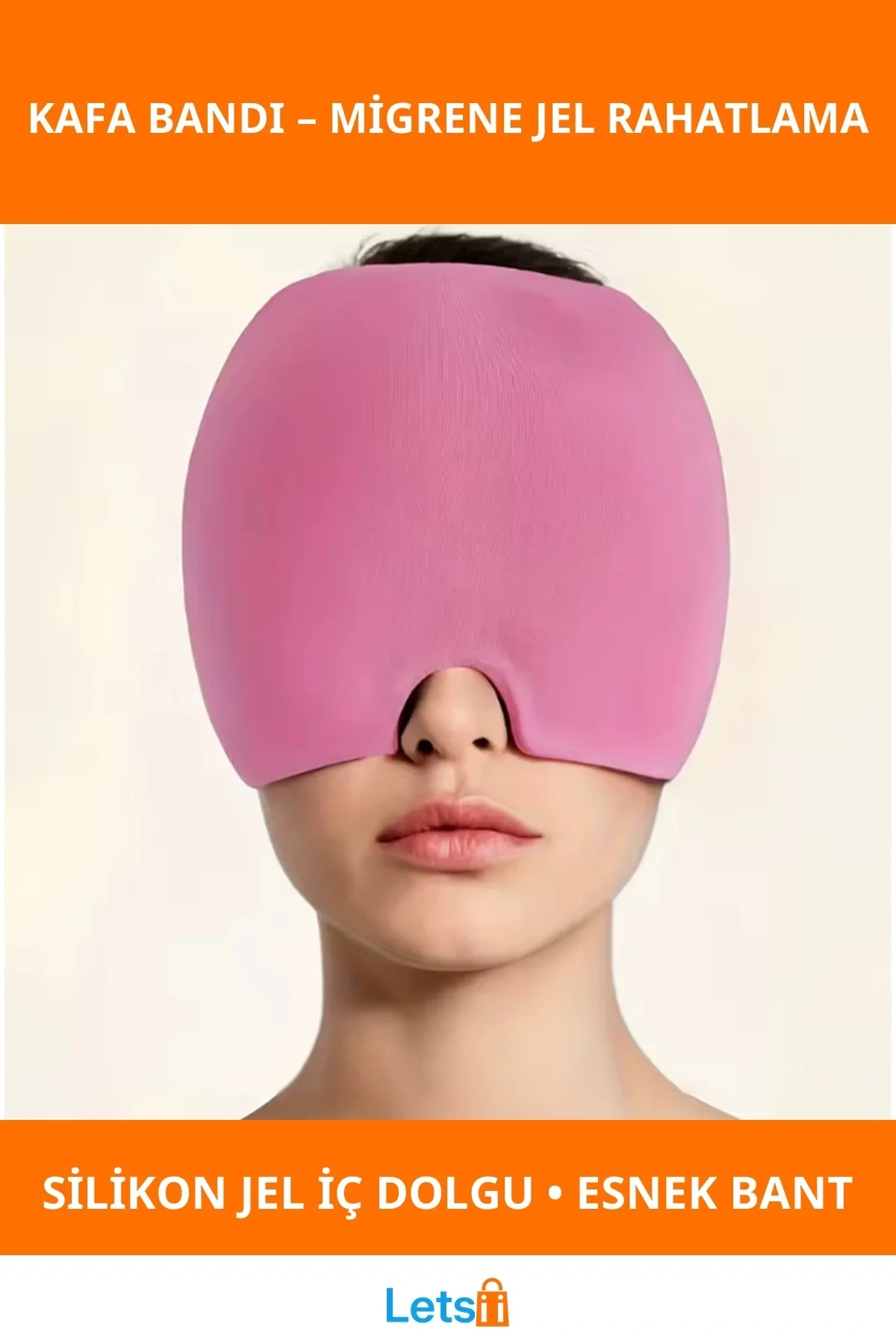 Rahatlatıcı Jel Migren Kafa Bandı Baş Ağrısı ve Migren İçin Konforlu Çözüm