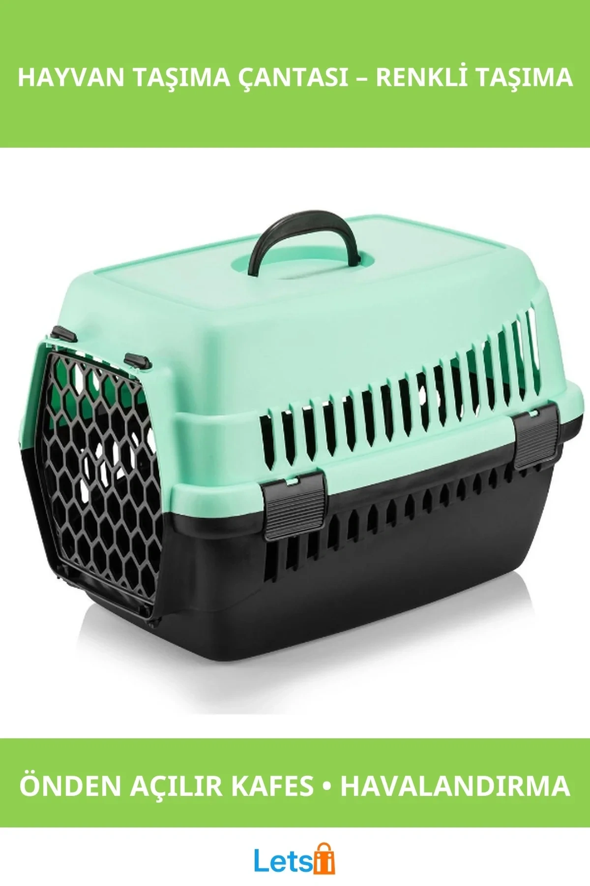 Renkli Hava Alma Özellikli Taşıma Çantası Küçük Irk Köpekler ve Kediler İçin