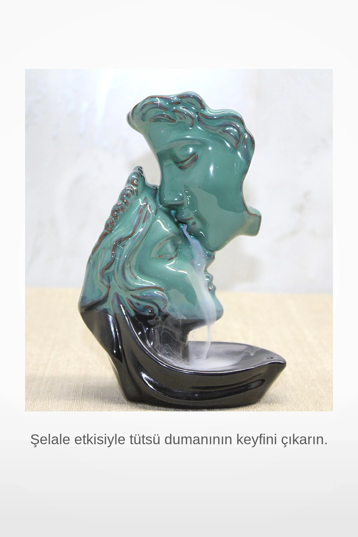 Ruh İkilisi Seramik Geri Akışlı Tütsülük