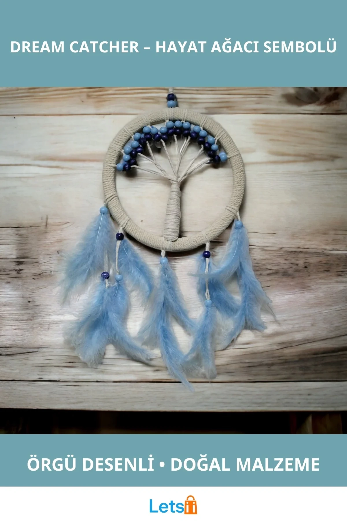 Rüya Kovan Hayat Ağacı Dream Catcher 57 cm