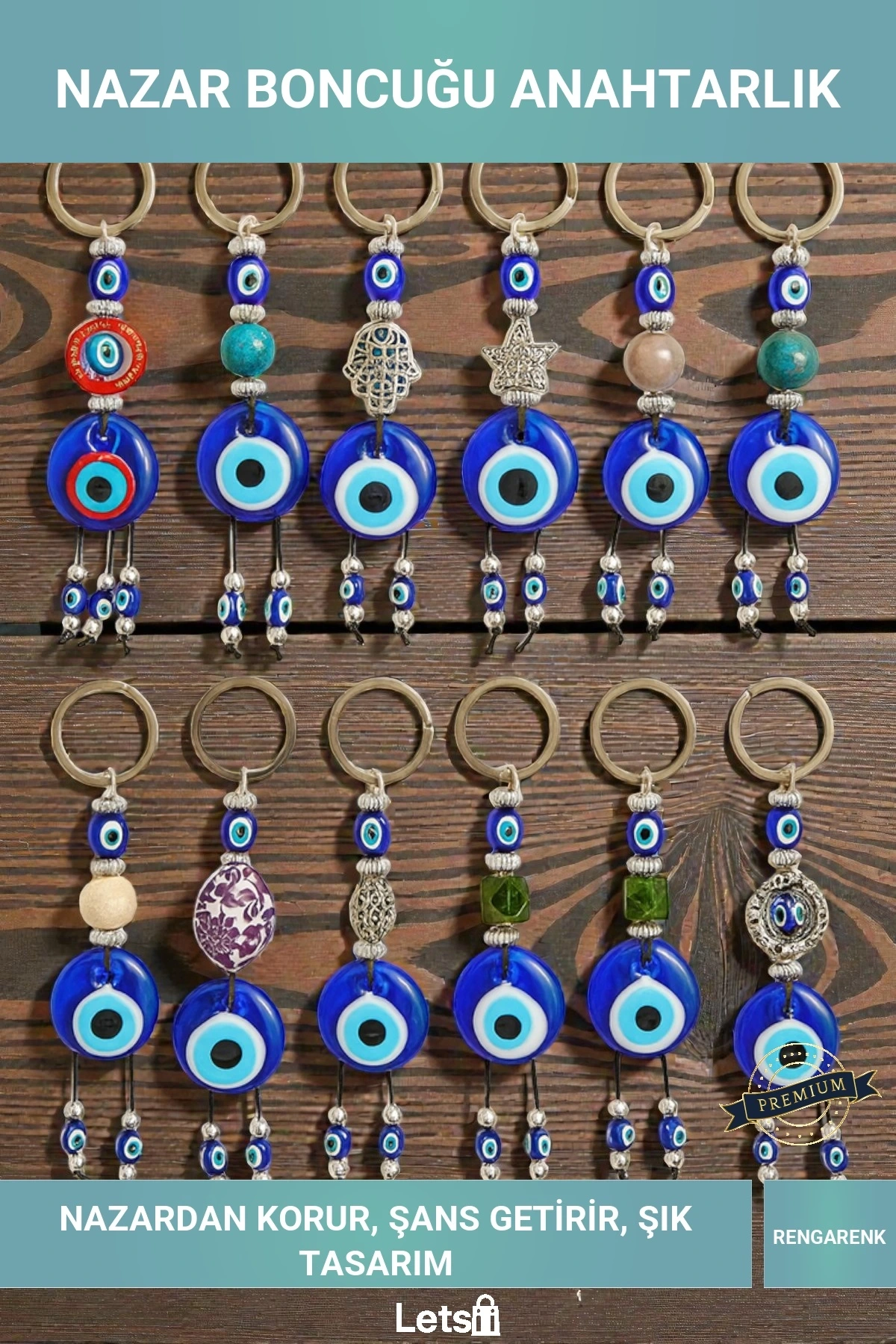 Şans Getiren Nazar Boncuğu Anahtarlık