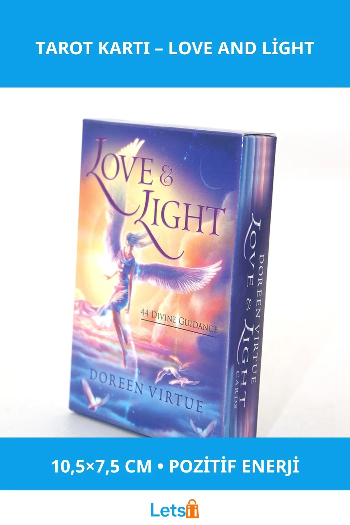 Sevgi ve Işık Tarot Kartı 10,5x7,5 cm Spiritüel Rehberlik