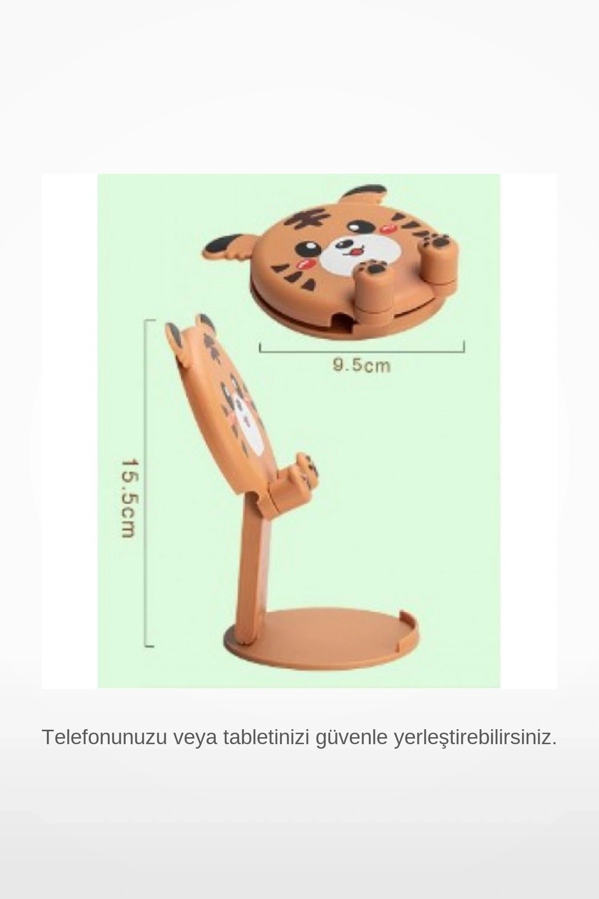 Sevimli Hayvan Figürlü Katlanabilir Masaüstü Telefon Tablet Standı Tutucu