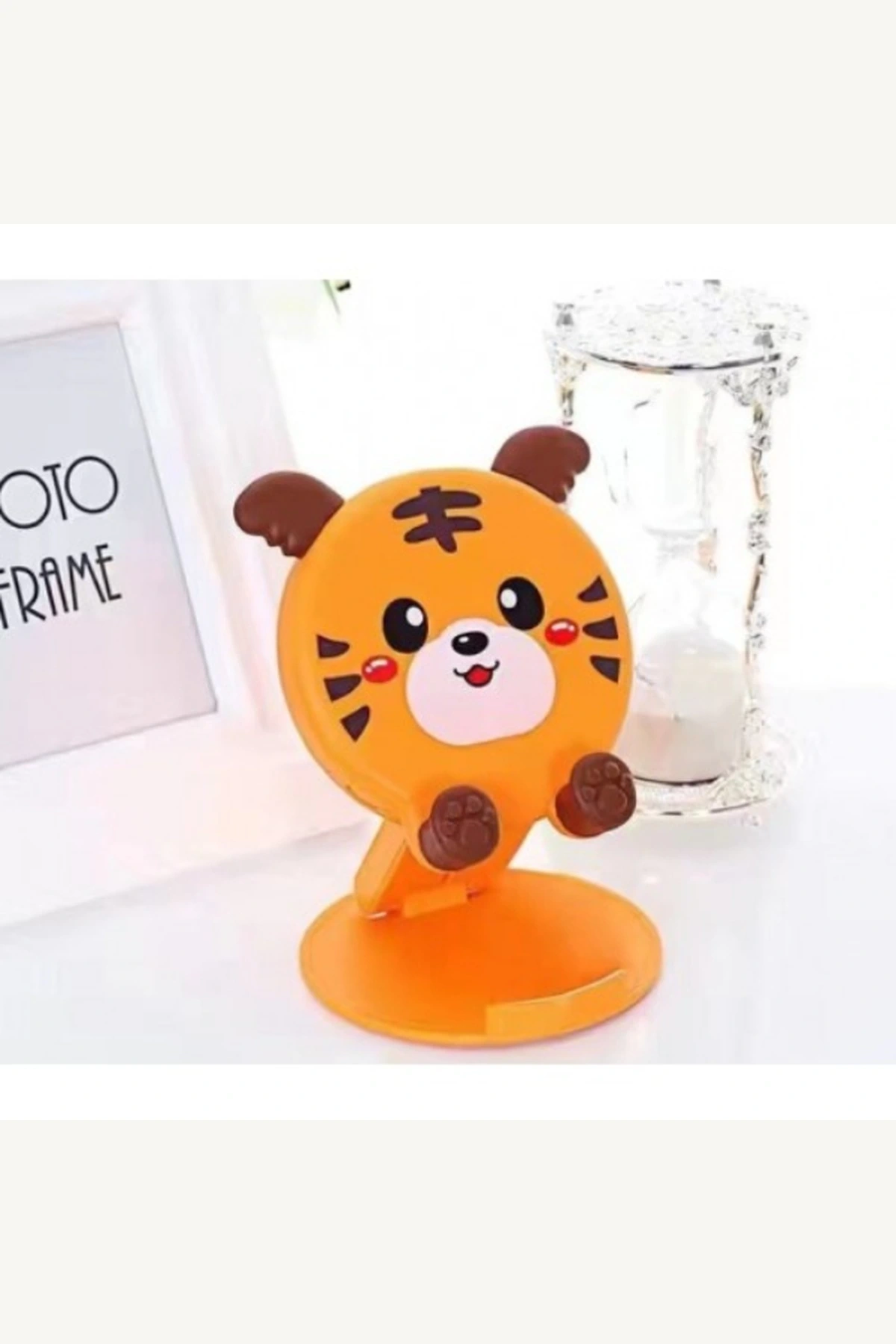 Sevimli Hayvan Figürlü Katlanabilir Masaüstü Telefon Tablet Standı Tutucu