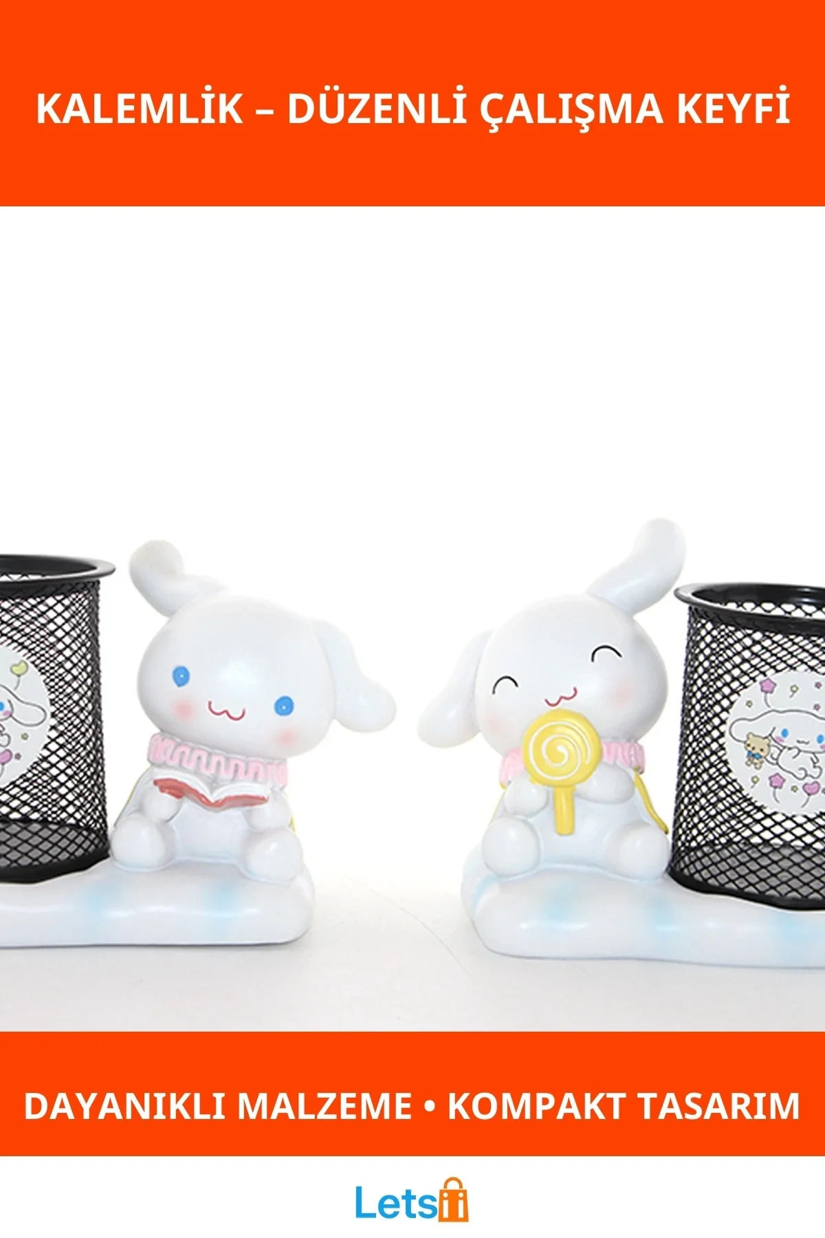 Sevimli My Melody Desenli Kalemlik Dayanıklı ve Kompakt