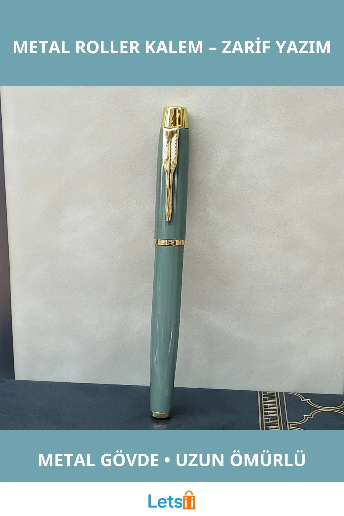 Şık Metal Roller Kalem Zarif ve Dayanıklı İmza Kalemi