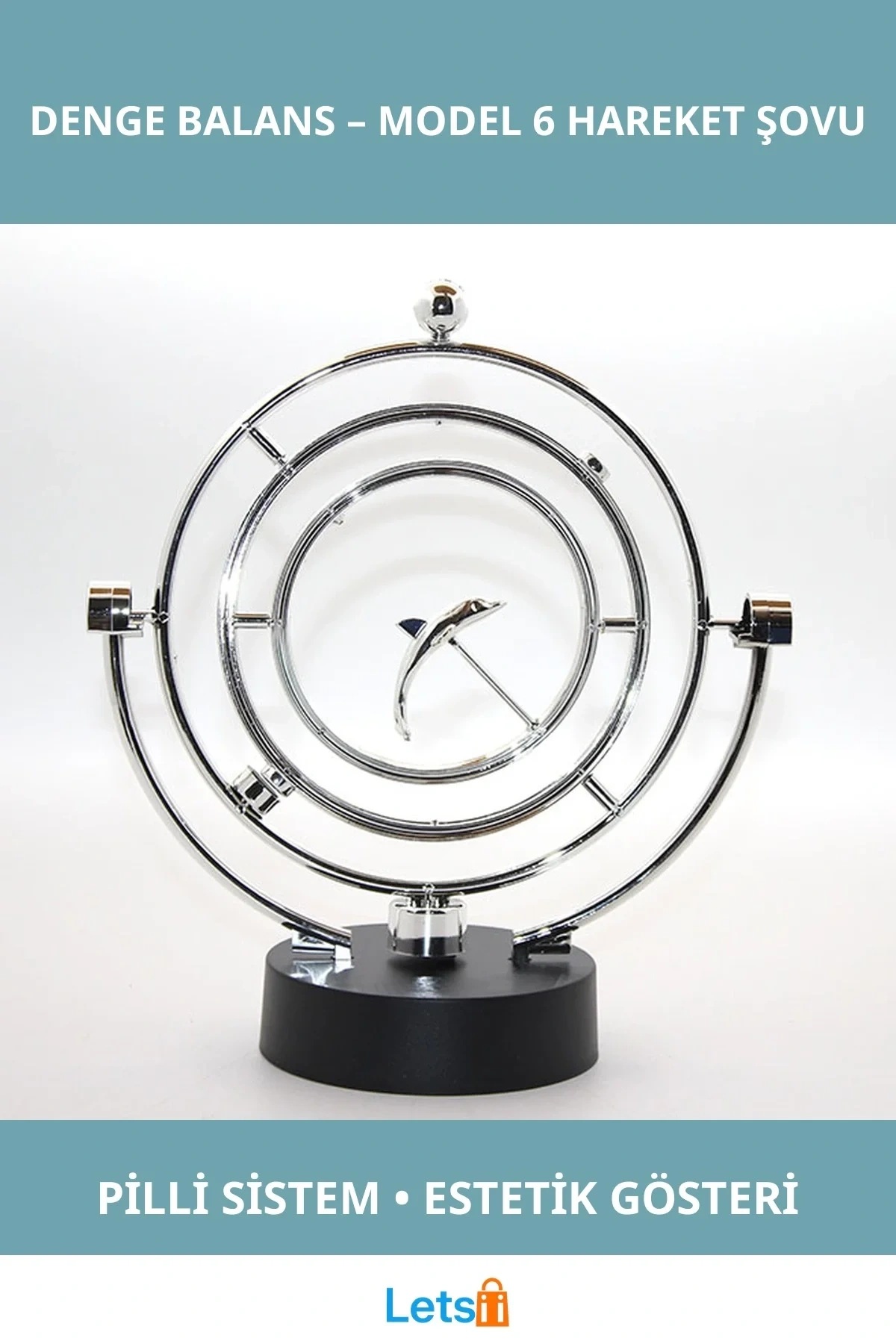 Şık Tasarımlı Pilli Denge Balans Bilimsel Ofis Aksesuarı