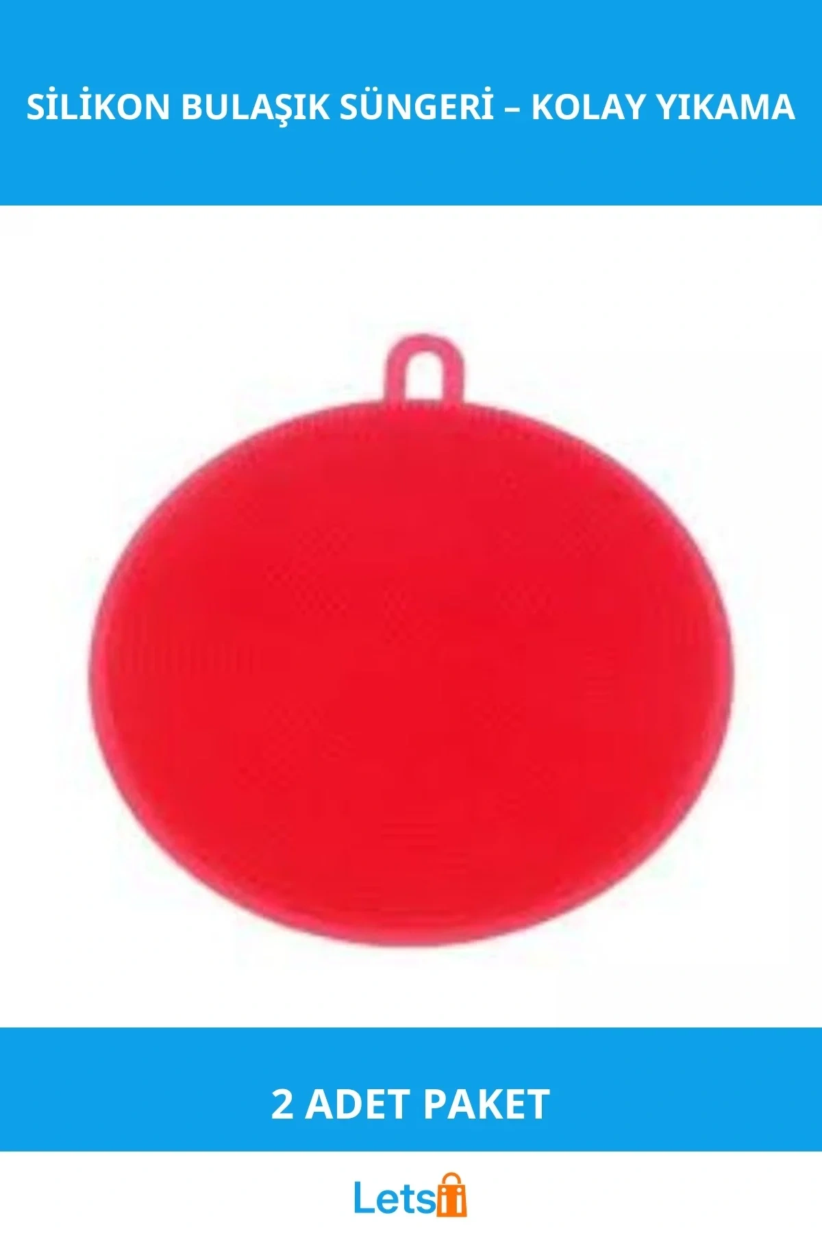 Silikon Bulaşık Yıkama Süngeri 2 Adet