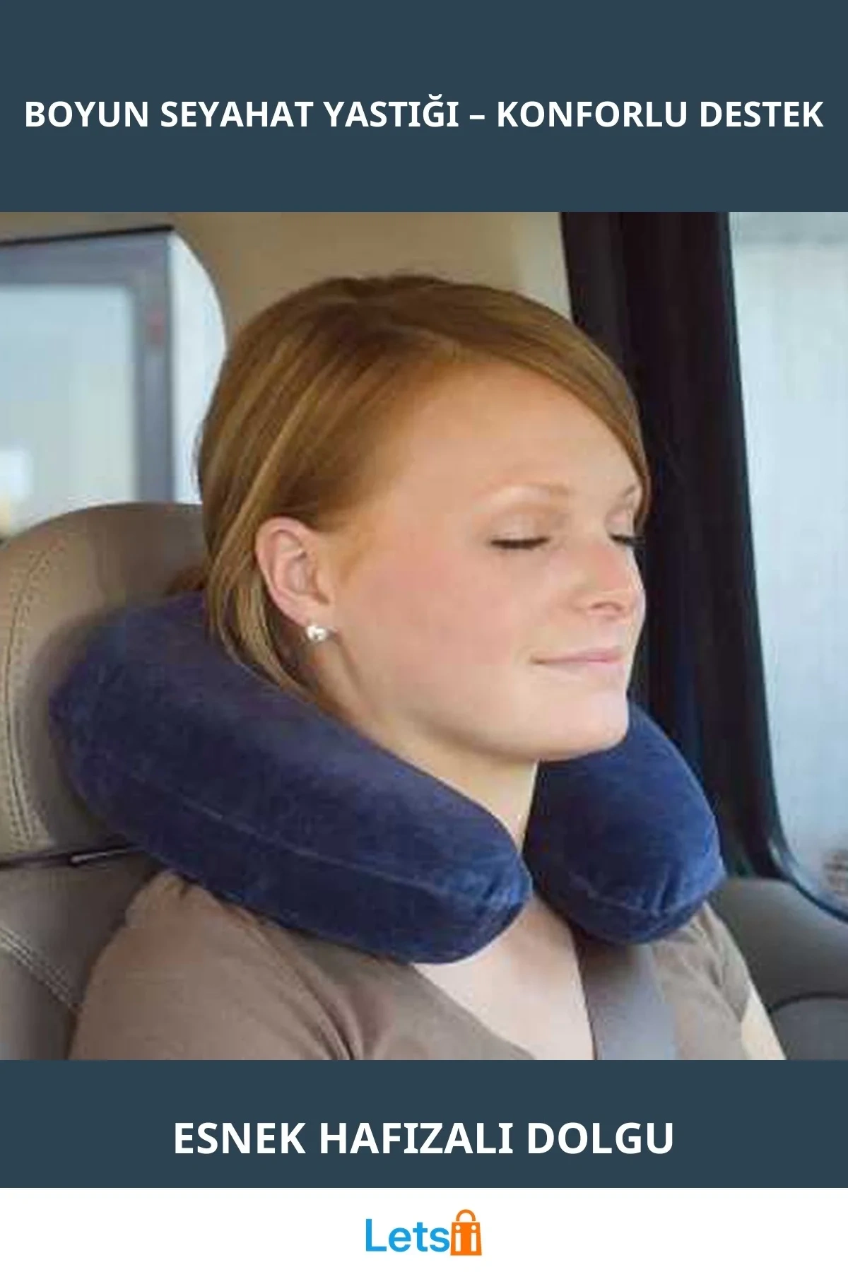 Şişme Araç Boyun ve Seyahat Yastığı