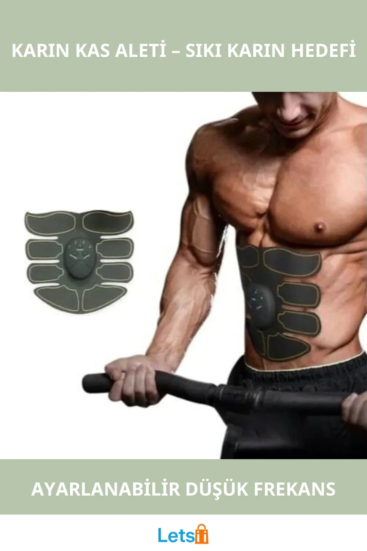 Six Pad Düşük Frekanslı Mide Kası Aleti