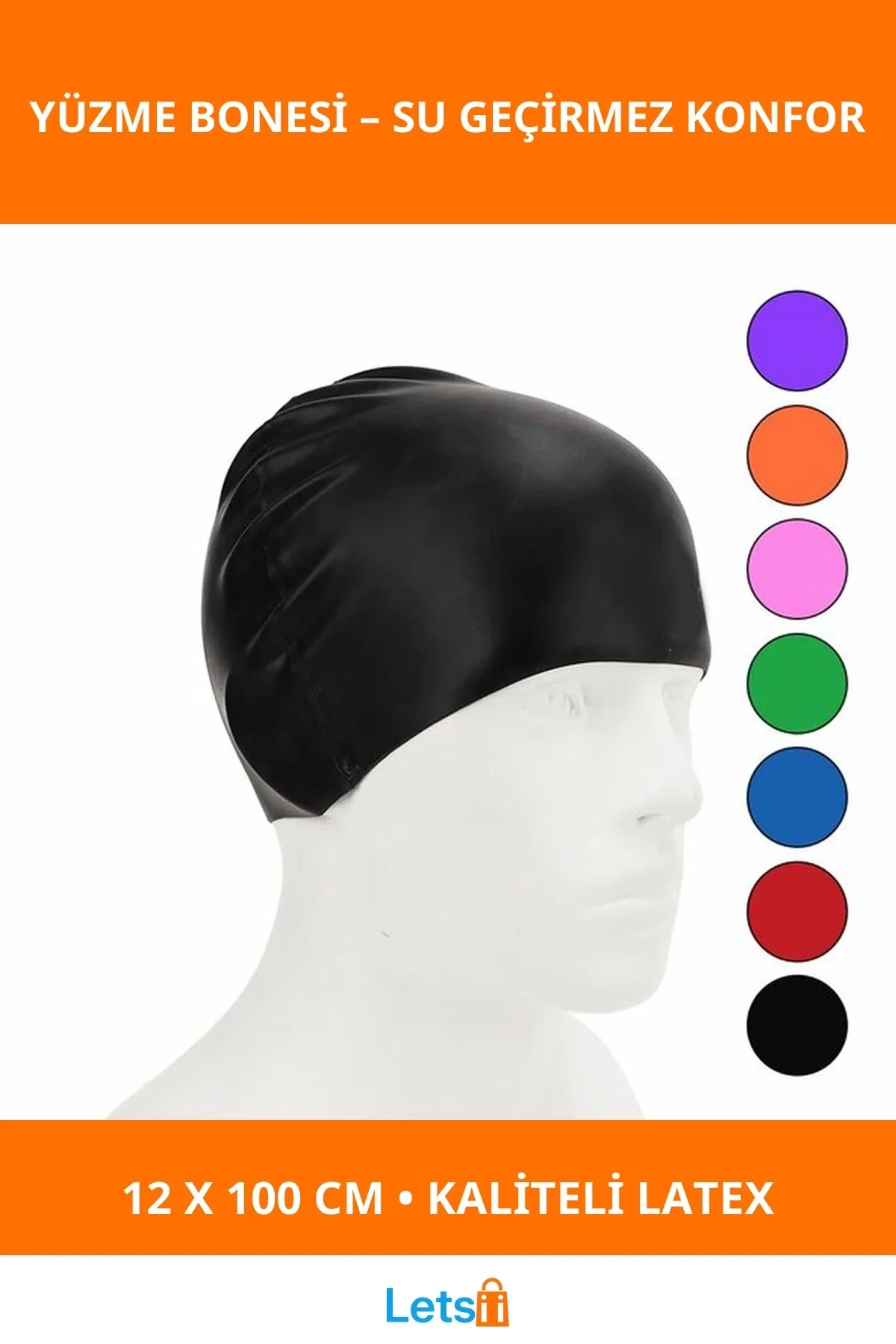 Su Geçirmez Dayanıklı Latex Havuz Yüzme Bonesi 12x100 cm