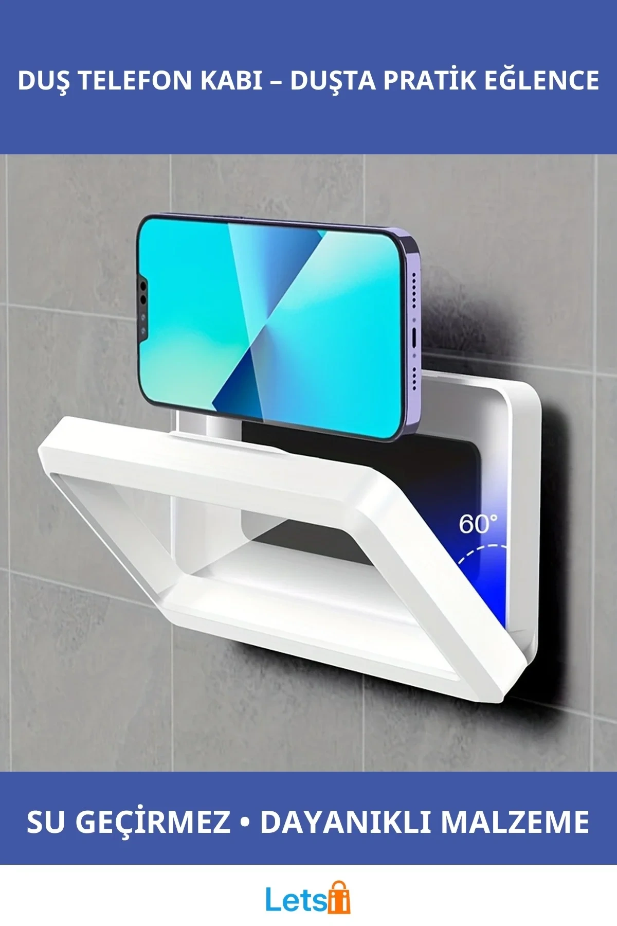 Su Geçirmez Duş Telefon Kabı Pratik ve Dayanıklı