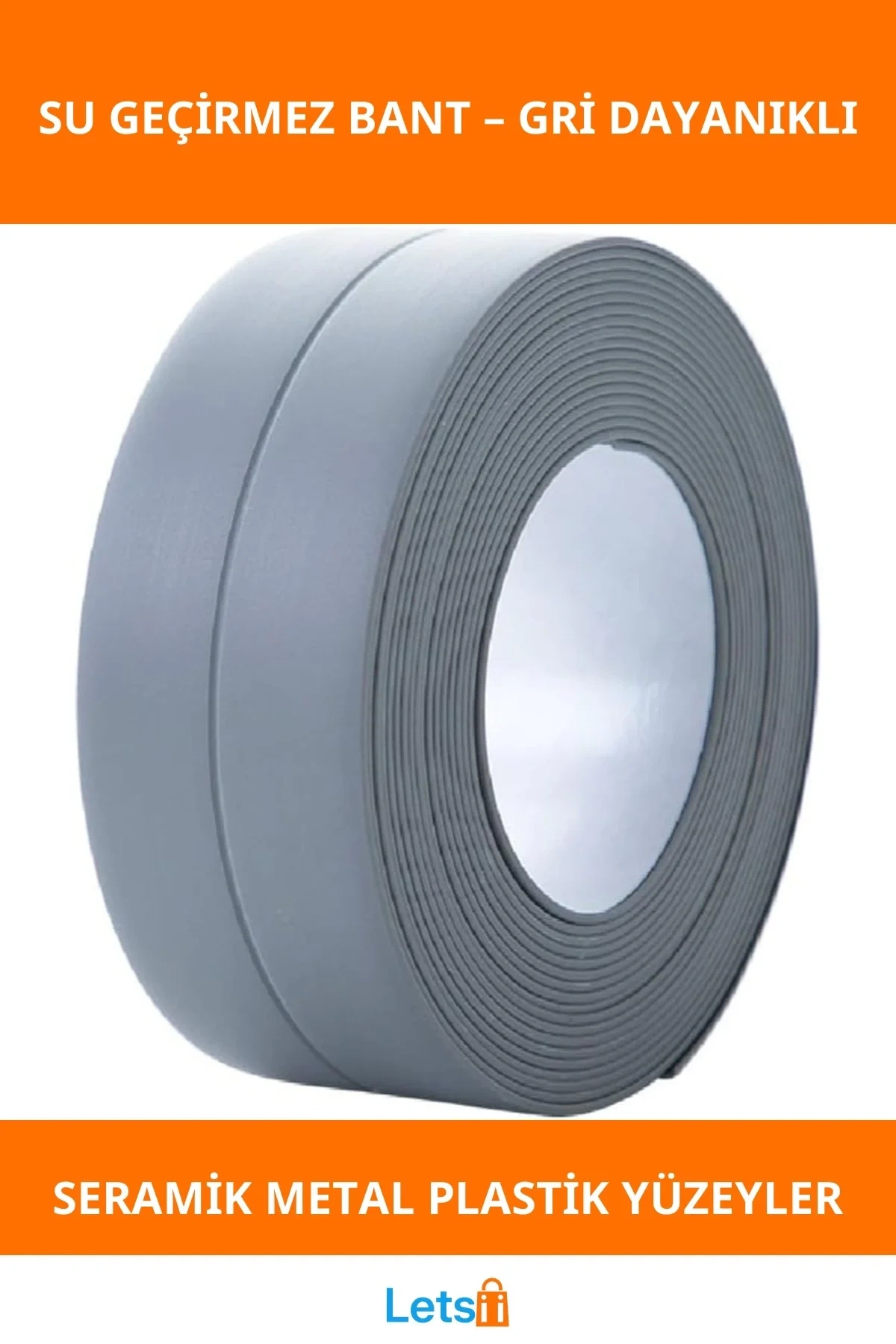 Su Geçirmez Gri Sızdırmaz Bant Mutfak ve Banyo İçin