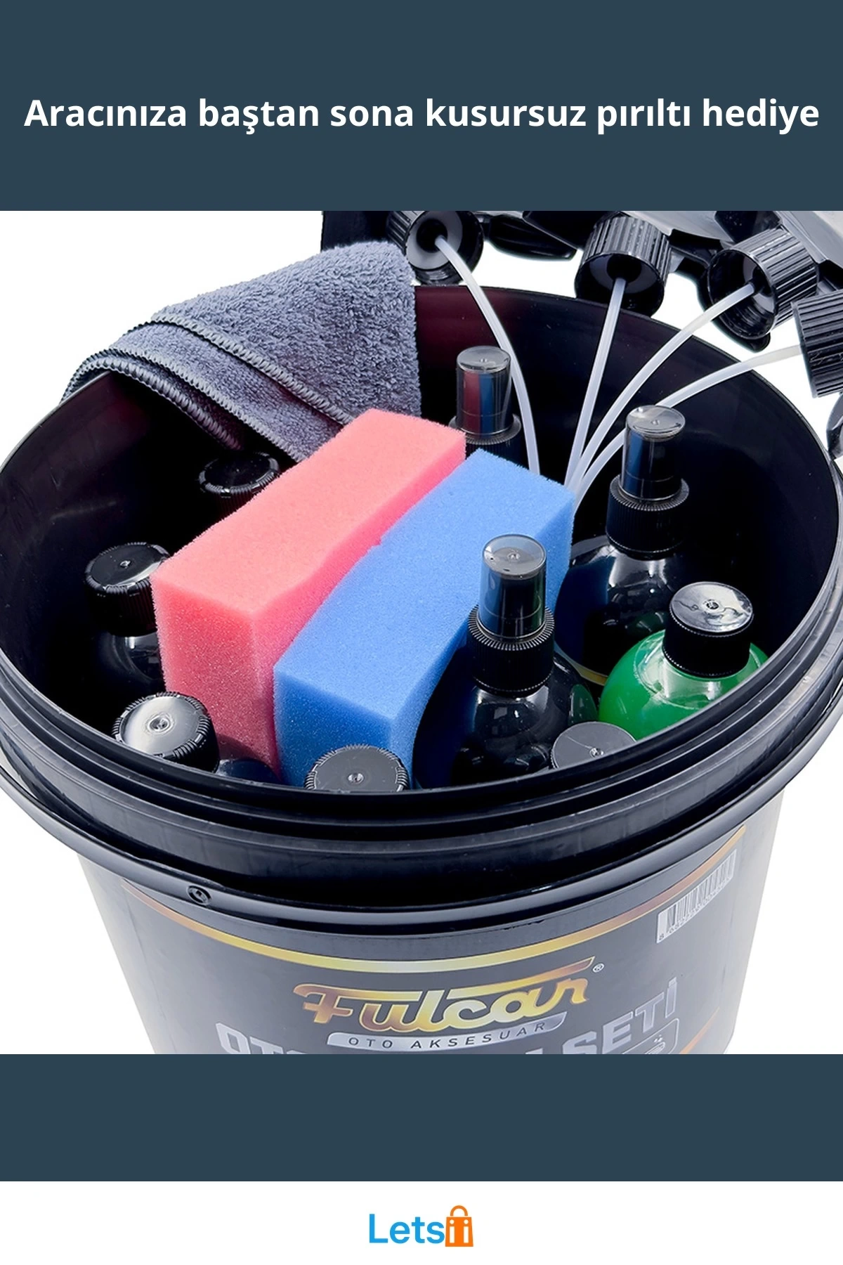 Tam Kapsamlı Araç Bakım Şampuanı Cila Wax Motor Temizleyici Seti