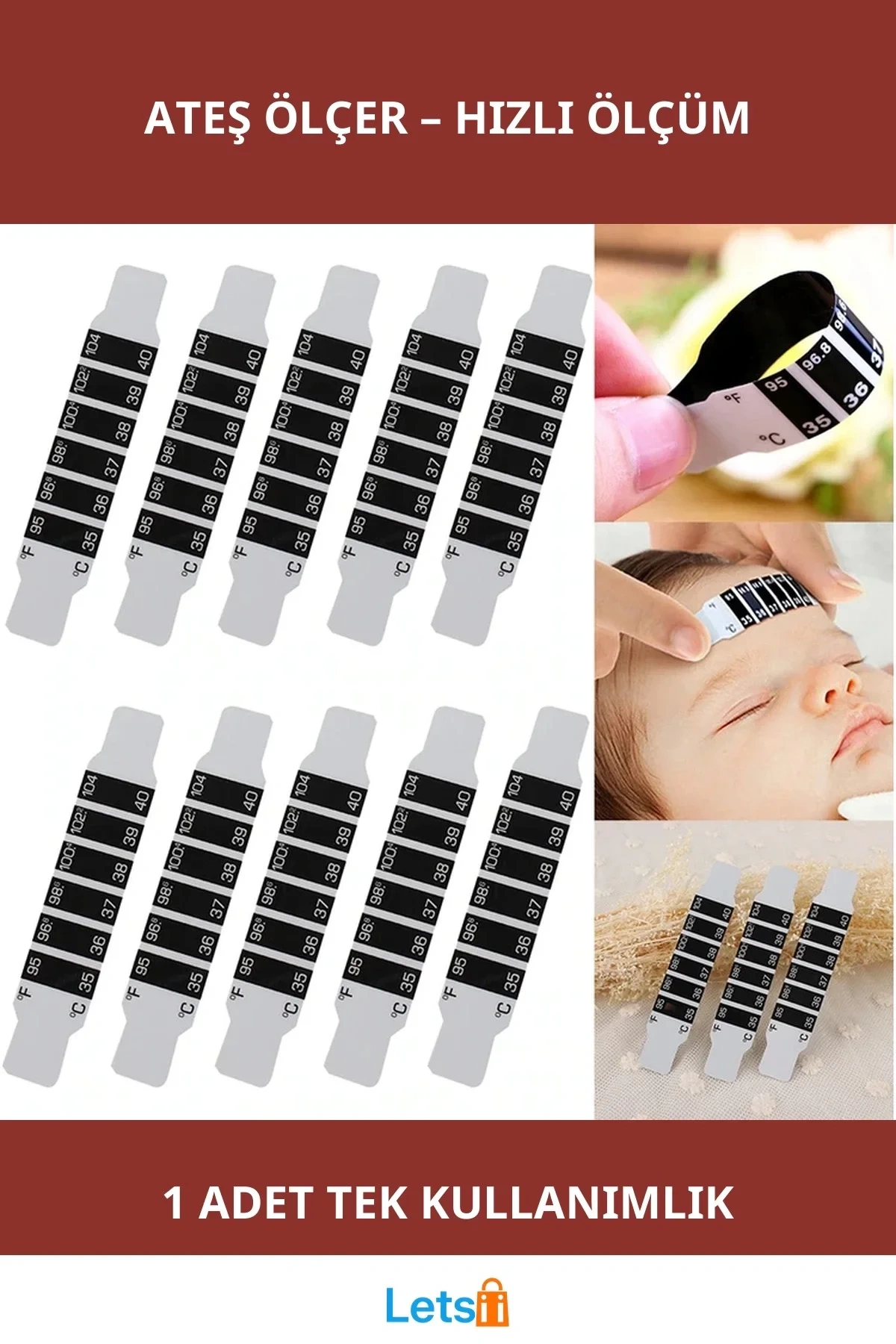 Tek Kullanımlık Hızlı Ateş Ölçer Pratik ve Güvenilir