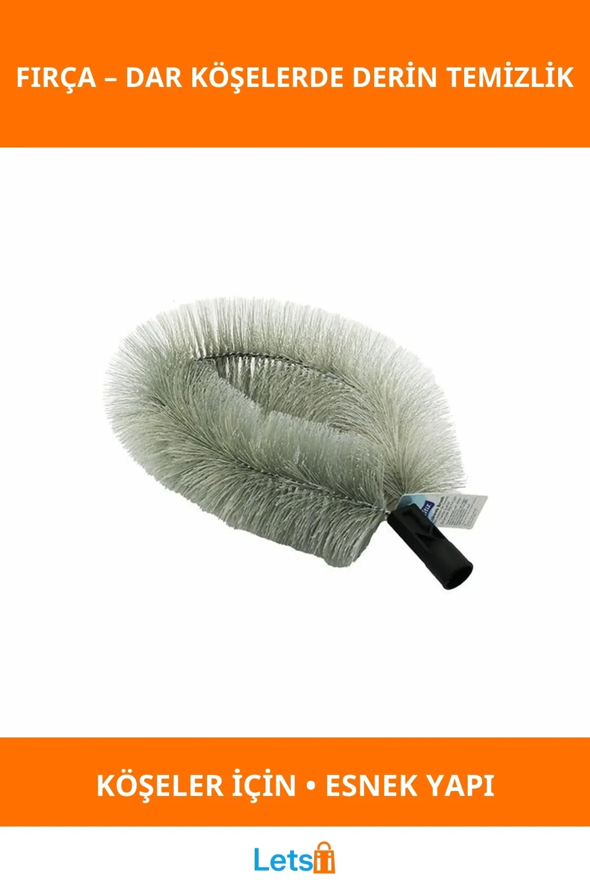 Teleskopik Toz Tüy Örümcek Ağı Alma Fırçası