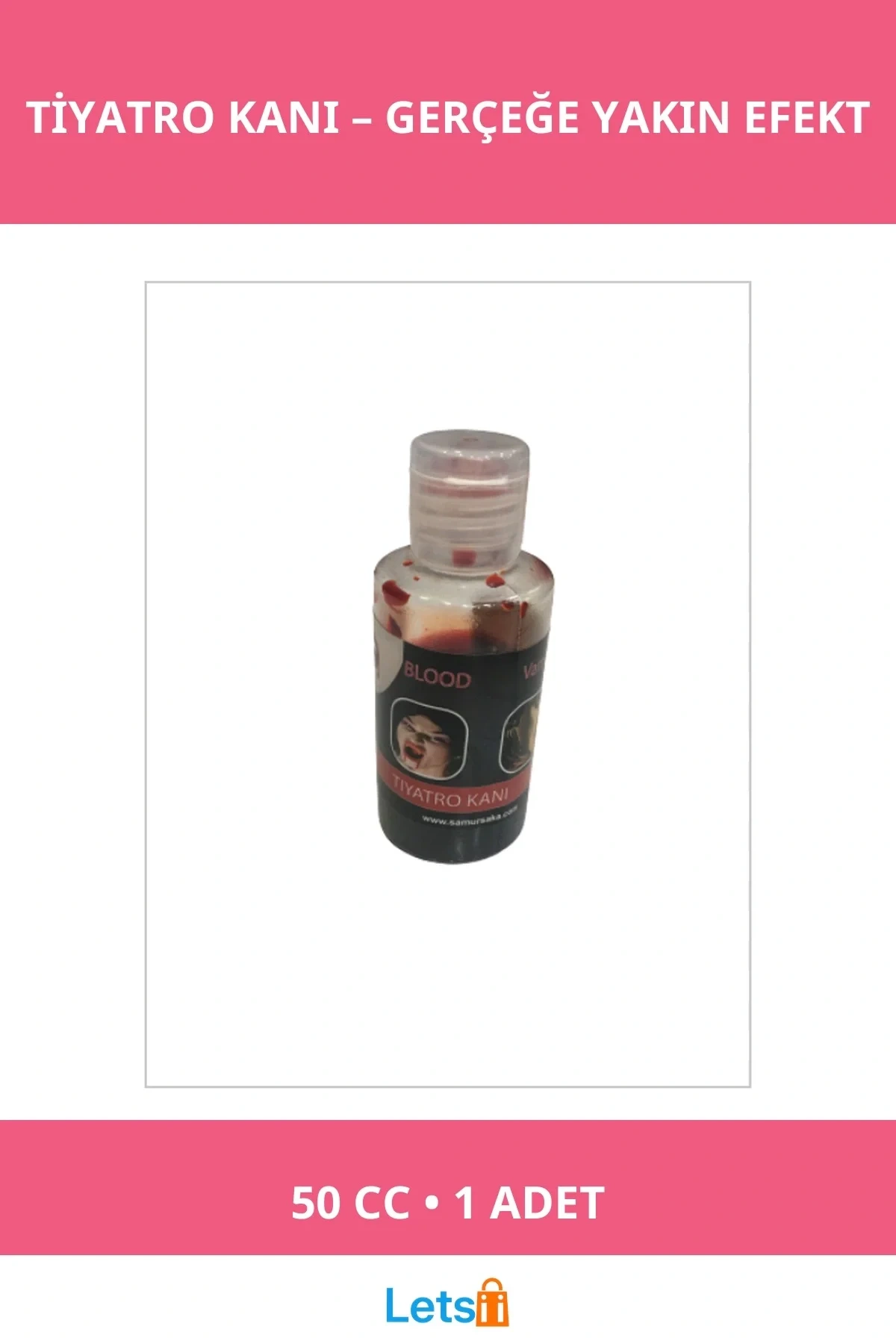 Tiyatro Kanı 50 cc Tekli Paket