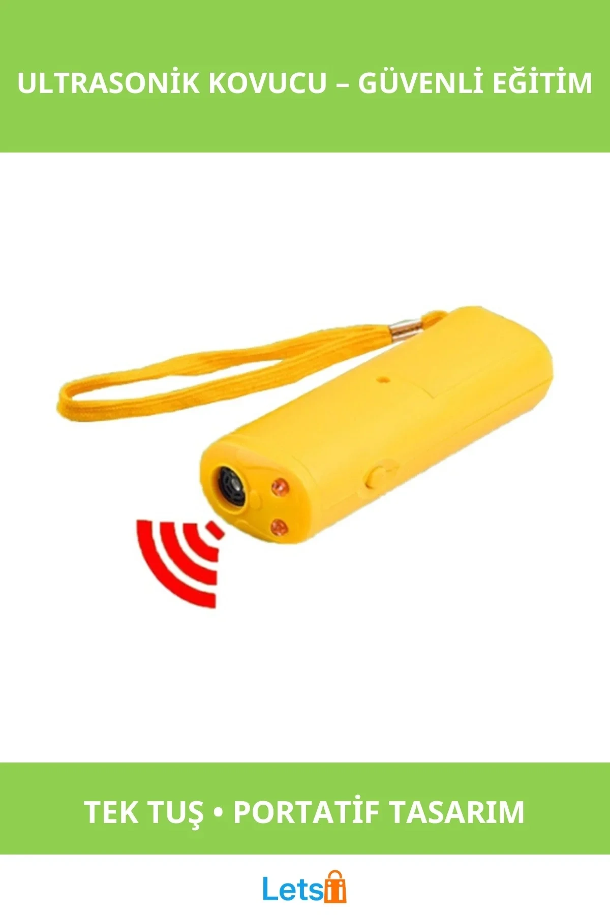 Ultrasonik Köpek Kovucu Eğitici Taşınabilir ve Ergonomik