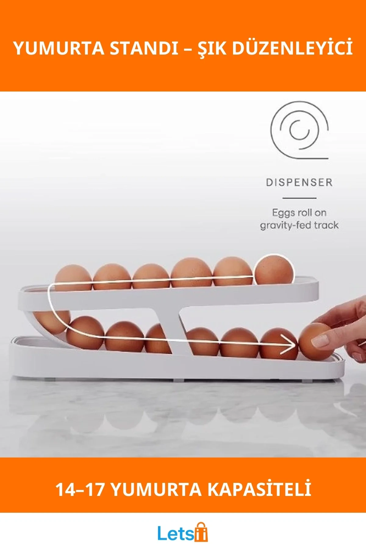 Yeni Nesil Beyaz Buzdolabı Yumurta Standı 14 17 Adet Kapasiteli