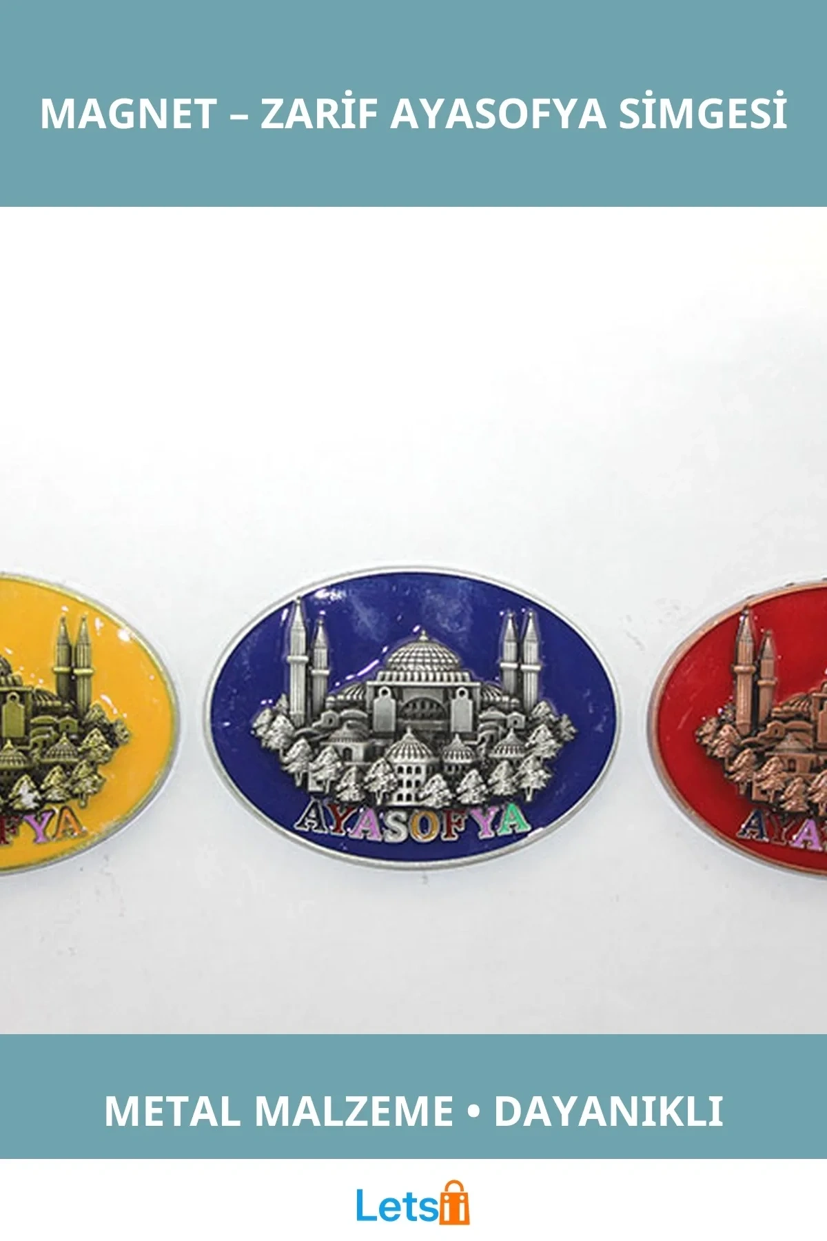 Yöresel Ayasofya Magnet Şık Dekoratif Hediye