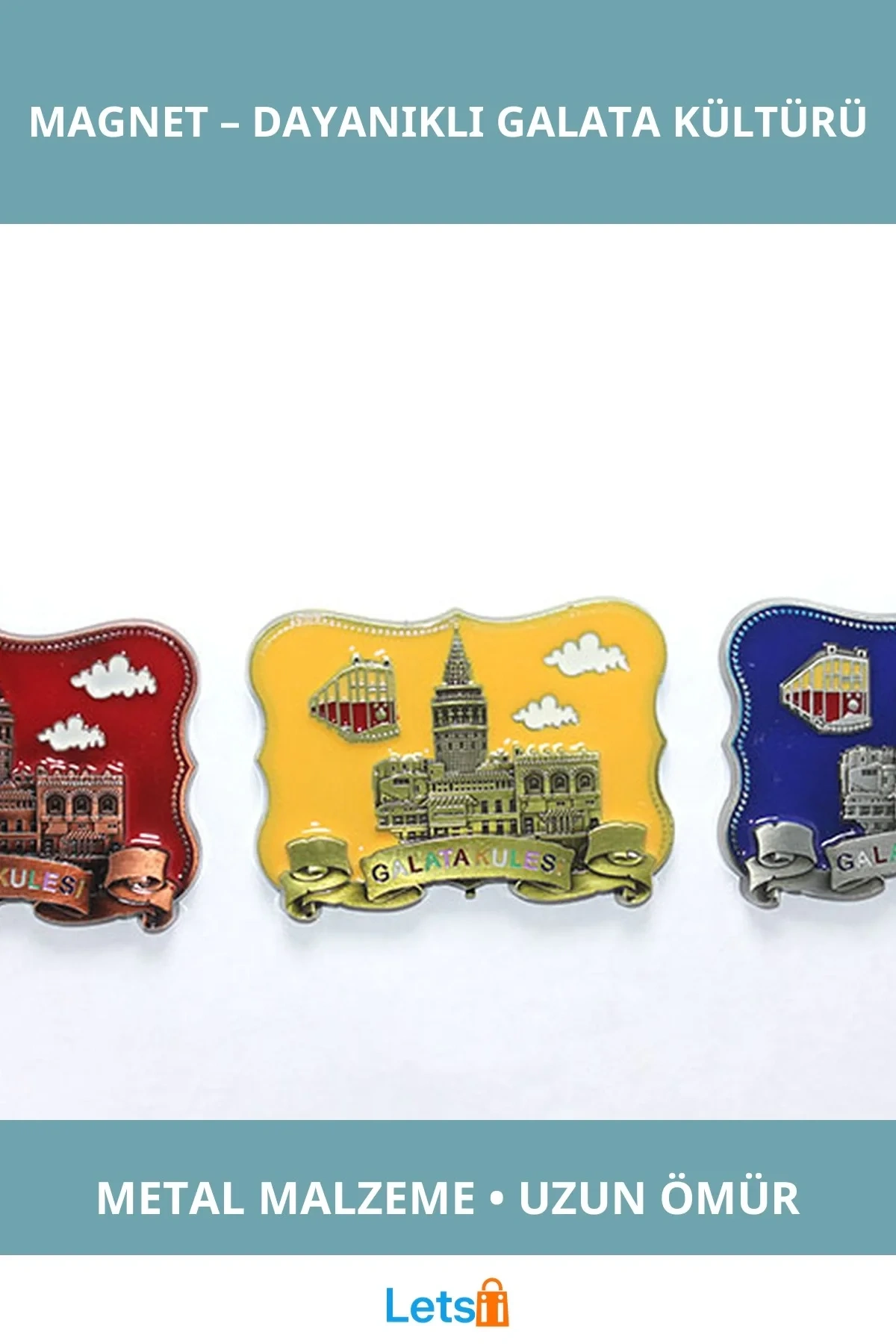 Yöresel Galata Kulesi Mıknatıslı Magnet Dekoratif Ürün