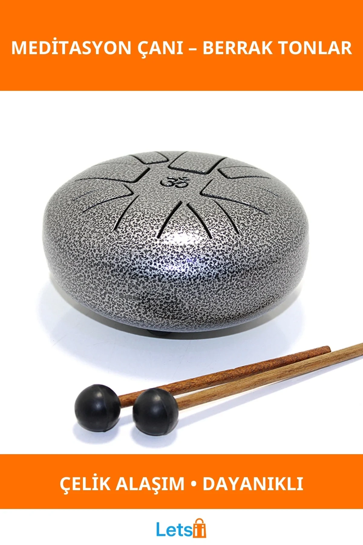 Yüksek Kalite Çelik Alaşım Tongue Drum Meditasyon Çanı