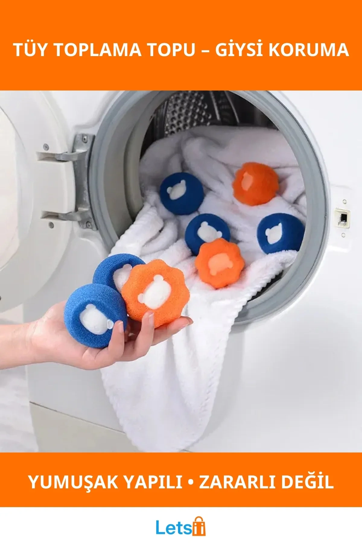 Yüksek Kalite Yıkama Fırçası Tüy Toplama Topu