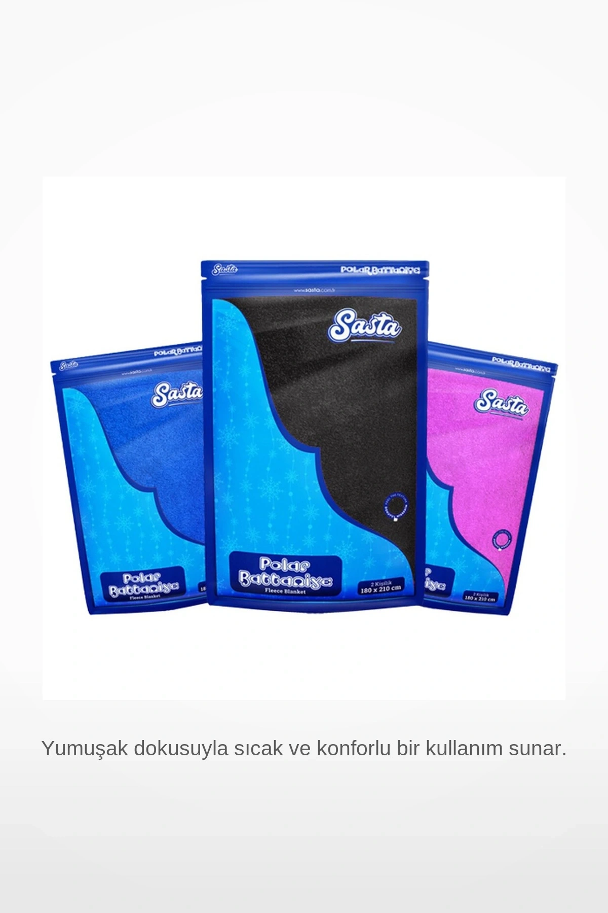 Yumuşacık Polar Battaniye Çift Kişilik 180x210 cm Yüksek Isı Yalıtımlı Nefes Alan Kışlık Battaniye