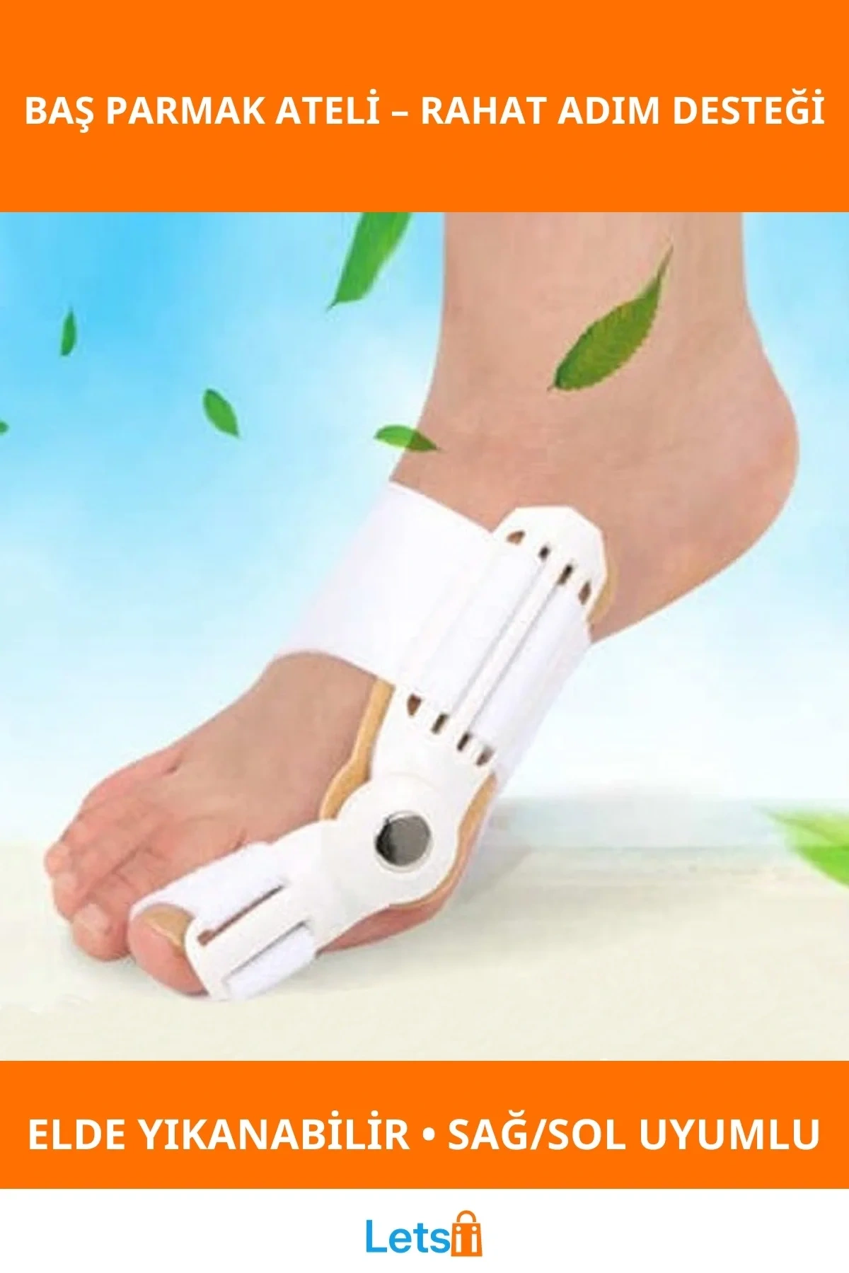Yumuşak Baş Parmak Kemik Düzeltici Atel