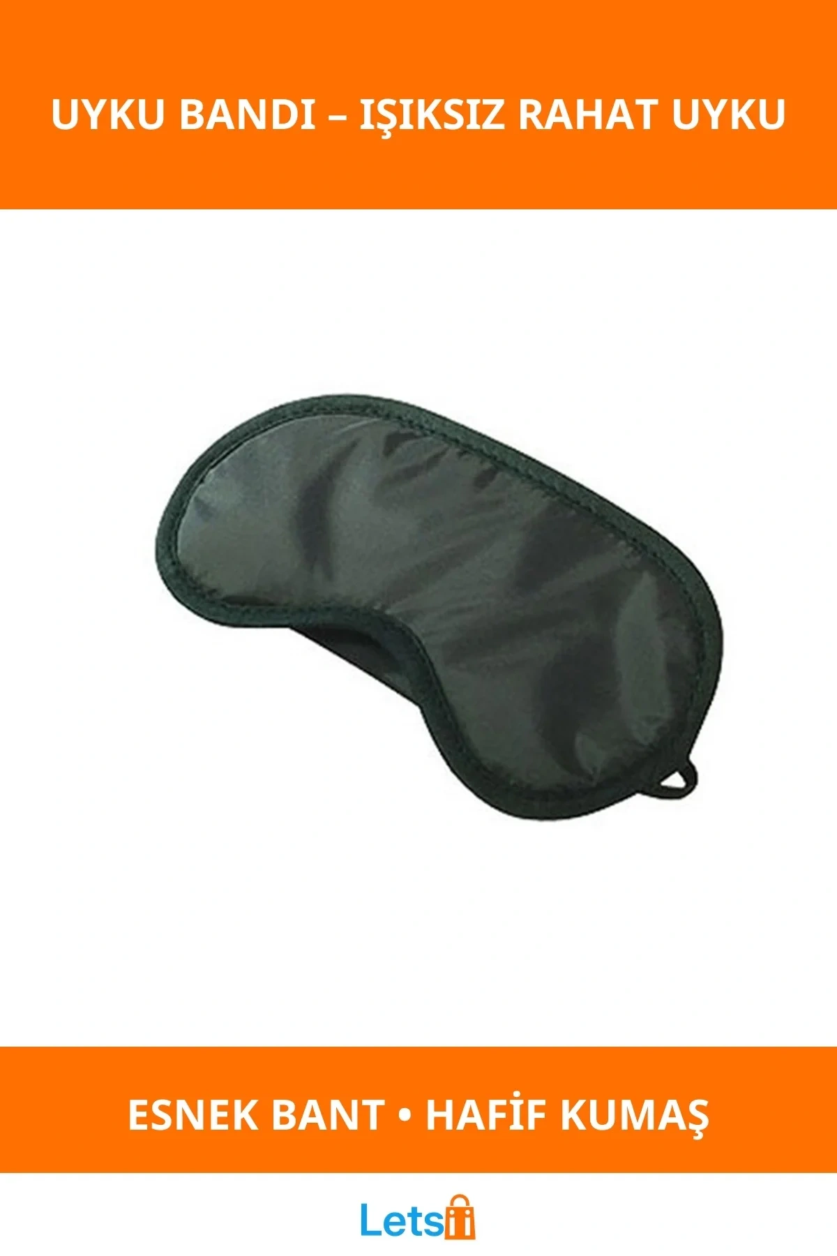 Yumuşak Rahat Uyku Göz Maskesi Işığı Engelleyen Band