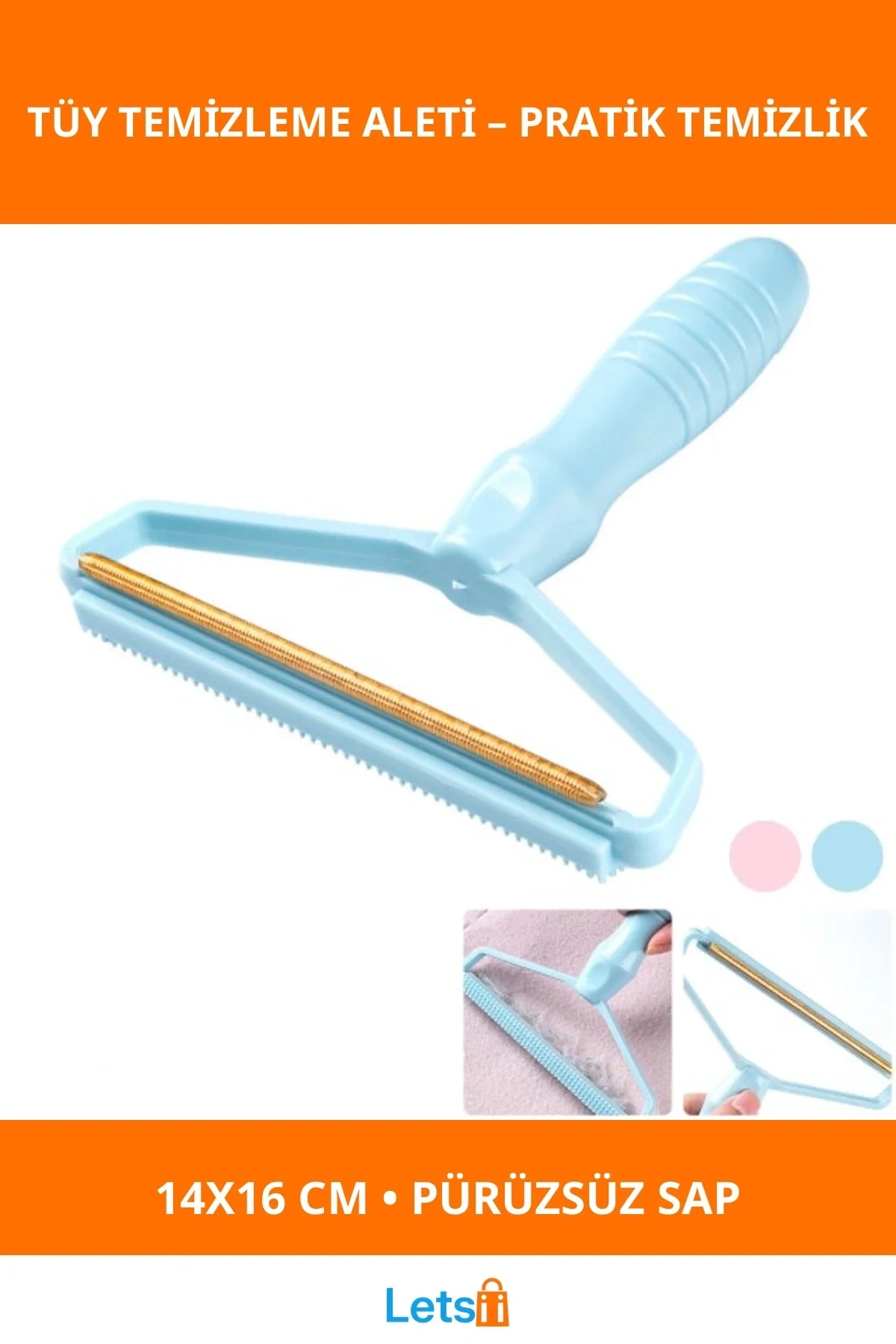 Yün Ürünler için Tiftik Tüy Temizleme Aleti 14x16cm