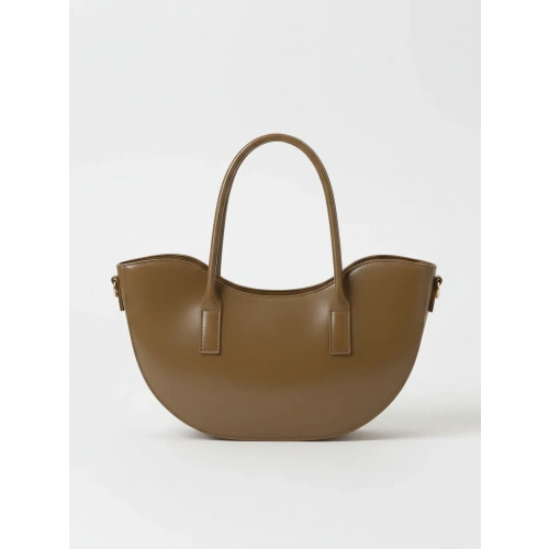 Leila Deri Yağ Yeşili Fermuarlı El ve Omuz Çantası