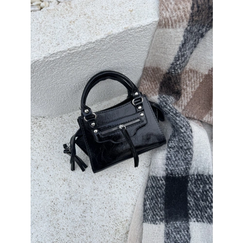 Rosa Mini Siyah Askılı Çapraz ve El Çantası