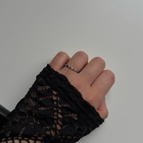 Minimal Baget Silver Yüzük