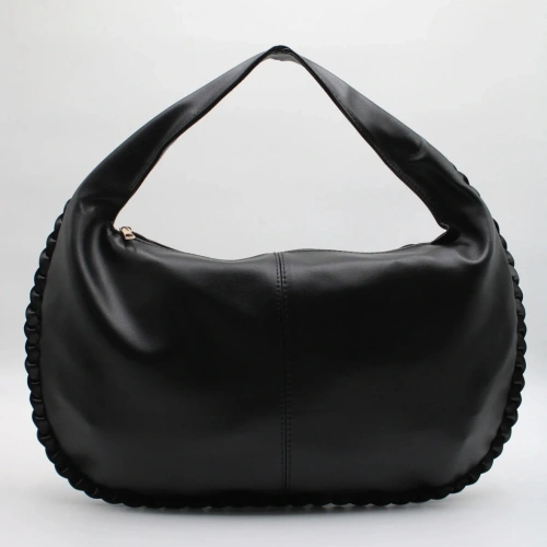 Costa Örgü Detaylı Siyah Omuz ve El Çantası