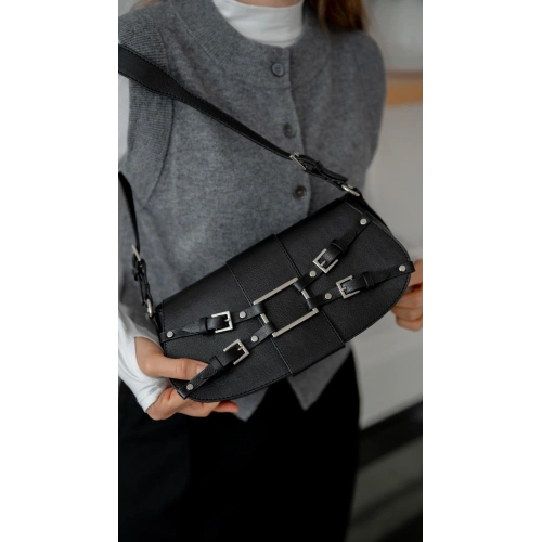 Eva Aksesuar Detaylı Omuz ve El Çantası