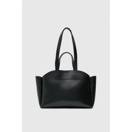 Madel Yavrulu Siyah Omuz ve El Çantası