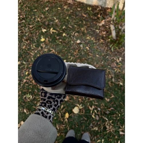 Noa Acı Kahve Deri Cüzdan