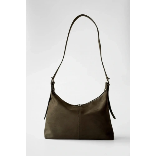 Soho Süet Haki Ayarlanabilir Askılı Omuz Çantası