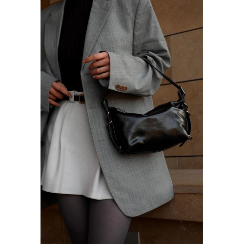 Vintage Aksesuar Detaylı Omuz ve El Çantası